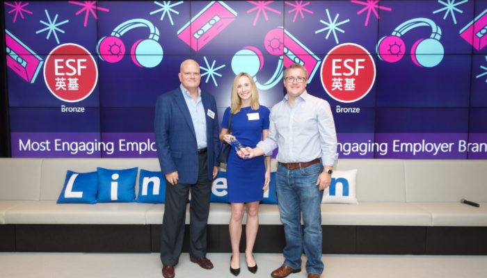 ESF wins LinkedIn Bronze award for Most Engaging Employer Brand