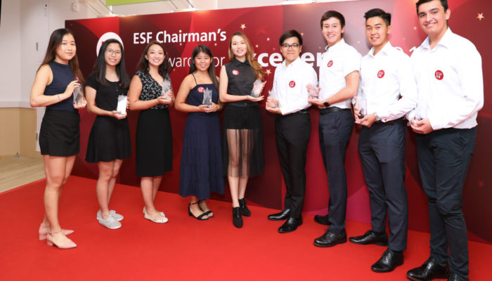 Nine selected awardees shared their stories at the ESF Chairman's Award of Excellence 2018 press conference.
