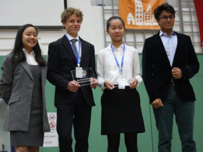 ESF Sha Tin College crowned best delegate at Model United Nations